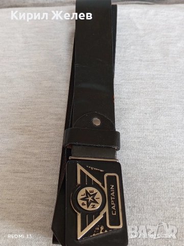Кожен колан с катарама CAPTAIN красив стилен дизайн 29435, снимка 8 - Колани - 51845863