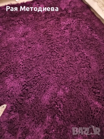 Килим с копринен косъм 220/160 см, снимка 4 - Килими - 52818646