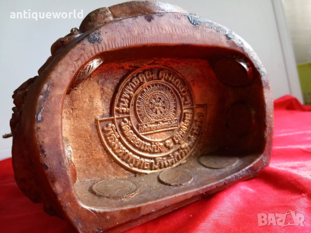 Стара БУДИСТКА Статуетка ,Фигура , МОНАХ , Буда, снимка 5 - Антикварни и старинни предмети - 51698180