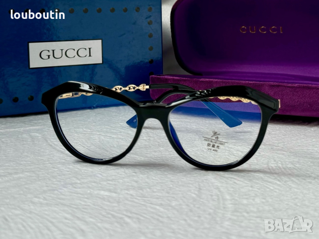 Gucci диоптрични рамки.прозрачни слънчеви,очила за компютър, снимка 7 - Слънчеви и диоптрични очила - 44866481
