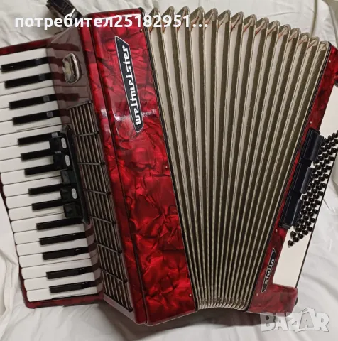 Акордеон 60баса WELTMEISTER stela , снимка 1