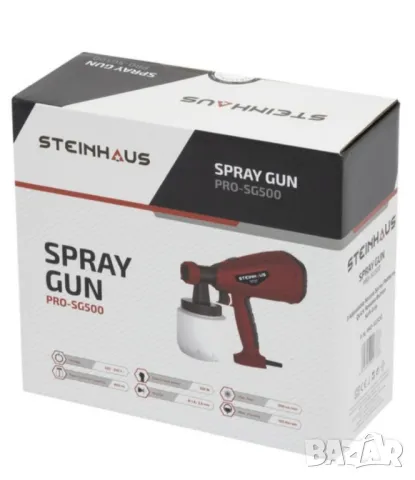 Пистолет за боядисване Steinhaus PRO-SG500, 500W