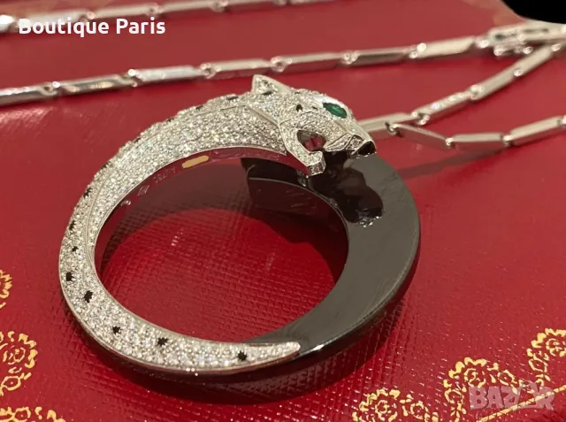Cartier Panthere медальон, снимка 3 - Колиета, медальони, синджири - 49961001