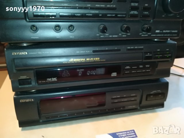 aiwa-внос germany 3006211304, снимка 8 - Ресийвъри, усилватели, смесителни пултове - 33377443