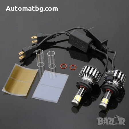 Комплект диодни крушки за фарове Automat, с 6 страни – X6S LED Headlight H7, 50W, 9-32V, снимка 5 - Аксесоари и консумативи - 28082284