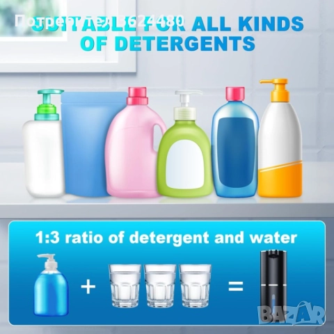 Диспенсър за Сапун Без Докосване Сензорен, снимка 3 - Други стоки за дома - 52403389