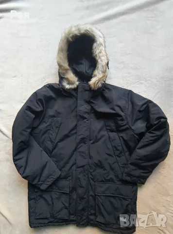 Мъжко яке Levis Parka, черно, Thermore Insulated с качулка Folsom, снимка 2 - Якета - 50367641