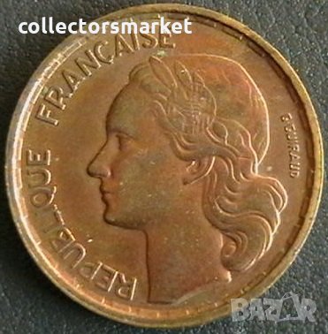 10 франка 1957, Франция, снимка 2 - Нумизматика и бонистика - 28433139