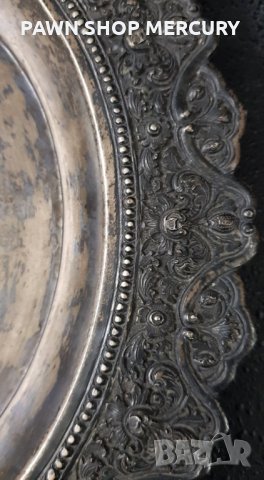 Продавам азиатска сребърна чиния от края на 19 век, снимка 10 - Антикварни и старинни предмети - 32830779
