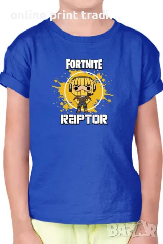 Детска тениска Фортнайт Fortnite Raptor 03, снимка 6 - Детски тениски и потници - 48524273