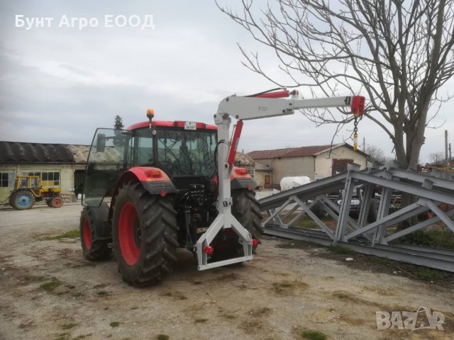 КРАНОВО УСТРОЙСТВО ЗА ТРАКТОР - BUNT AGRO, снимка 3 - Селскостопанска техника - 35389500
