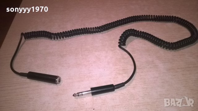 поръчан-СТЕРЕО КАБЕЛ-КЪДРАВ 1.40М-ГОЛЯМ ЖАК И БУКСА