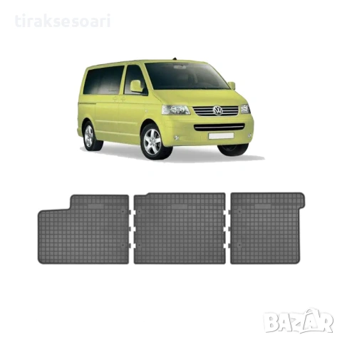 Гумени стелки Frogum за VW T5 (2003-2015) втори ред