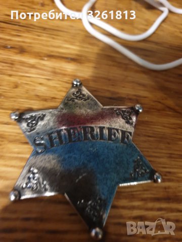  Шерифска значка , снимка 1 - Други ценни предмети - 35353906