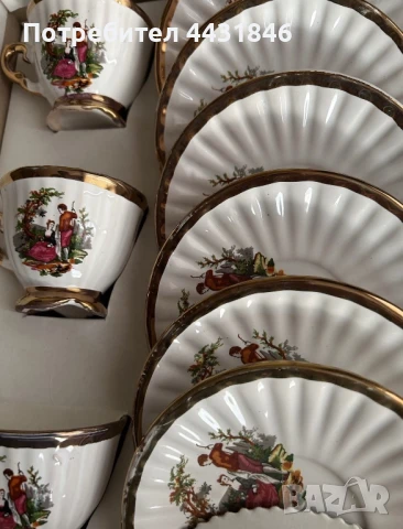 Луксозен Сервиз за кафе, снимка 3 - Сервизи - 51159048