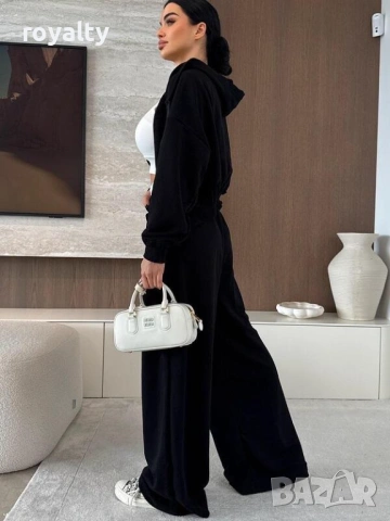 Дамски спортен екип в черно, снимка 3 - Спортни екипи - 53527619