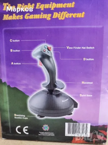 ДЖОЙСТИК - VINTAGE ROCKFIRE QF668IP WINDSTORM ULTRA FLIGHTSTICK, снимка 7 - Аксесоари - 48797282