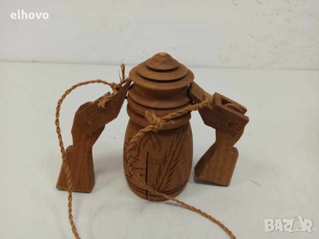 Дървена хлопка, снимка 4 - Антикварни и старинни предмети - 32835537