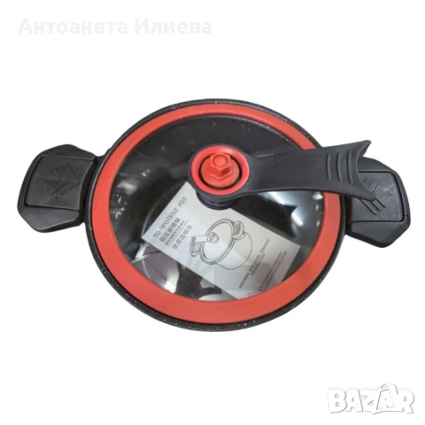 Херметическа тенджера заключващ капак  с незалепващо покритие - 24см, 26см, 28см, снимка 3 - Прибори за хранене, готвене и сервиране - 50913092