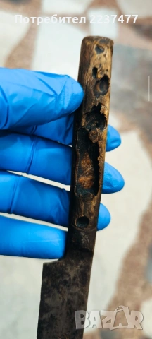 много стар овчарски нож , снимка 8 - Ножове - 53595331