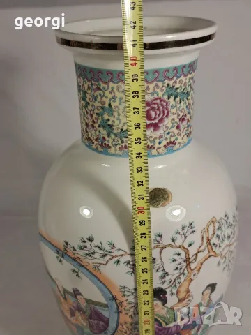голяма китайска порцеланова ваза    13/3, снимка 8 - Декорация за дома - 48006743