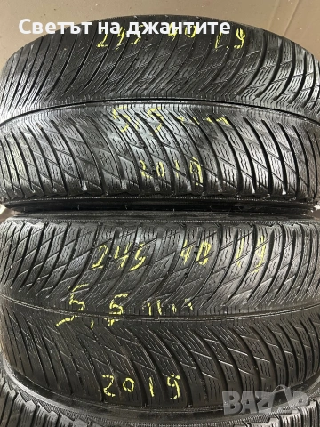 Гуми 245/40/19 Зимни Michelin 4 броя, снимка 2 - Гуми и джанти - 53506114