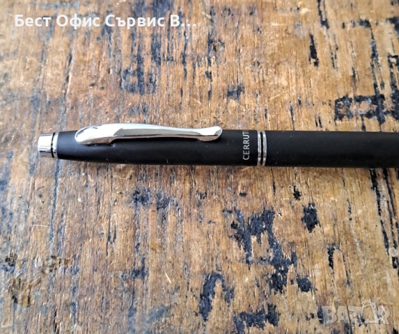 химикалка Cerruti 1881 Черути Oxford черен мат метална, снимка 4 - Ученически пособия, канцеларски материали - 53336671