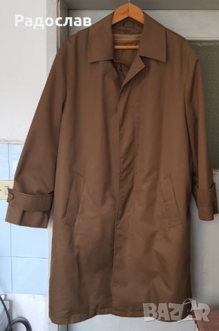 Продавам мъжки шлифер със зимна подплата, снимка 1 - Палта - 35471180