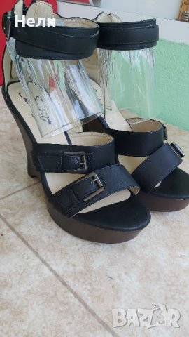Дамски сандали 37– естествена кожа платформа, снимка 6 - Сандали - 36864965