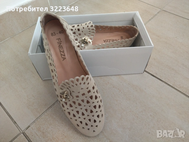 Обувки от естествена кожа неизползвани , снимка 3 - Дамски ежедневни обувки - 53198667