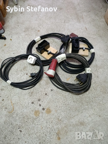 Трифазни удължители и един монофазен- нови, гумирани, 5 м и 6 м, снимка 15 - Други - 52639227