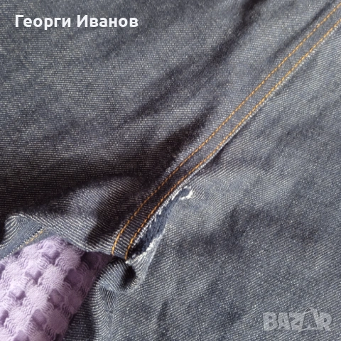 -15%! STONE ISLAND W34 MADE IN ITALY 100% оригинални дънки цвят индиго jeans Стоун Айлънд, снимка 12 - Дънки - 53457957