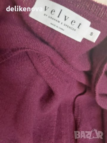 100% Кашмир VELVET by Graham and Spencer. Кашмирена жилетка, снимка 5 - Жилетки - 34859023