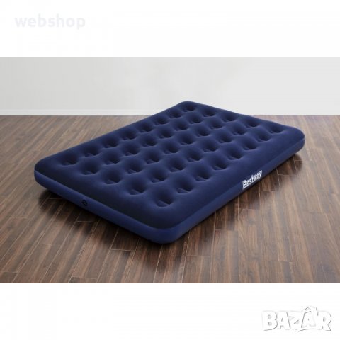Надуваем дюшек BESTWAY за двама , AC помпа , 191х137х22см, снимка 1