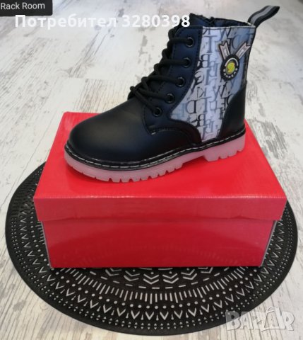 Детски модни боти с цип и връзки, снимка 2 - Детски боти и ботуши - 35491013