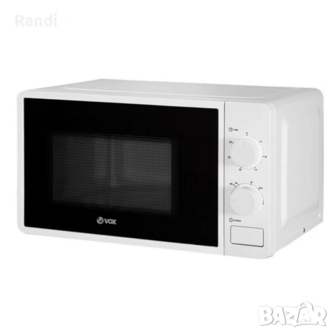 Микровълнова фурна VOX M-30, 700W, 20л с механичен таймер, снимка 8 - Микровълнови - 53499612