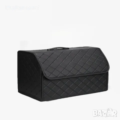 Черно с черно органайзер за багажник кутия за съхранение 55x30x30 см, снимка 5 - Аксесоари и консумативи - 50074506