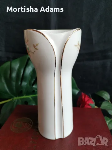 Костен порцелан, ваза, снимка 3 - Вази - 49617023