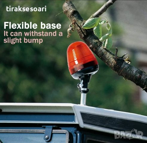 LED ЛЕД Аварийна Сигнална лампа Маяк Буркан 12V/24V, снимка 2 - Аксесоари и консумативи - 43009647