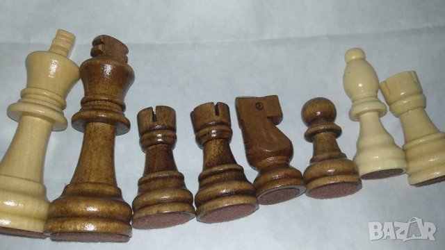 Дървени фигури за шах...малки, средни и големи, снимка 3 - Други спортове - 24447598