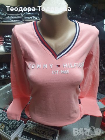 Дамски памучни блузи GUESS,Tomy, снимка 4 - Тениски - 35268967