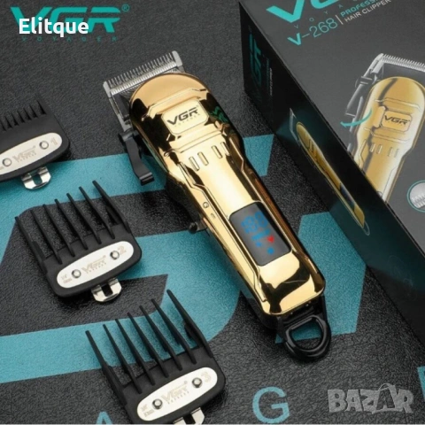 Професионален тример VGR V-268, акумулаторен, USB зареждане