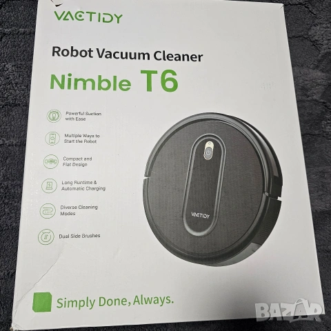 Робот прахосмукачка Vactidy Nimble T6. 