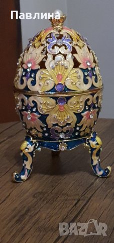 Голяма бижутерка яйце, снимка 2 - Декорация за дома - 43732015