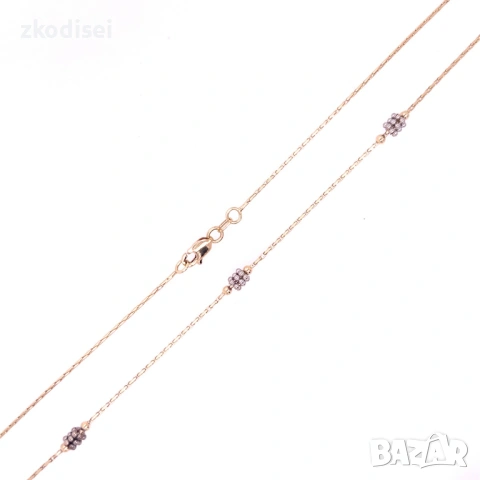 Златно колие 3,83гр. 47,0см. 14кр. проба:585 модел:37048-1