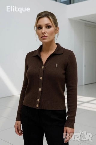 жилетки плетиво ysl saint laurent , снимка 5 - Жилетки - 52606264