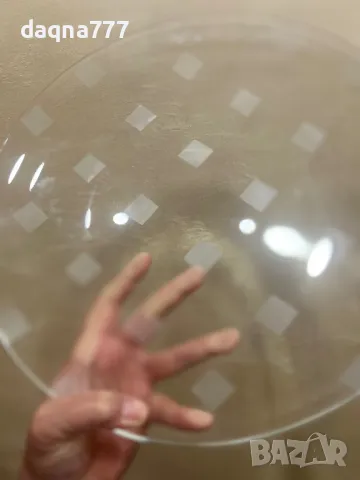 Витринна, голяма стъклена купа/ поднос  За торта/ сладкиши, снимка 13 - Прибори за хранене, готвене и сервиране - 50145165