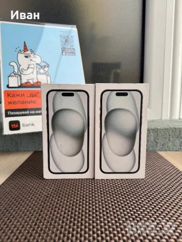 ‼️Нов•iphone 15 ЛИЗИНГ 50лв/м айфон Black   15, снимка 3 - Apple iPhone - 51284024