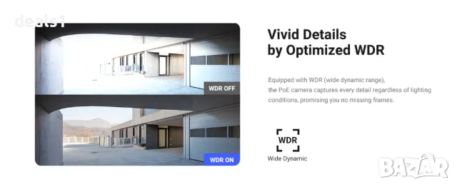 ANNKE C500 Bullet 2.8мм 3K Външна PoE Охранителна IP камера EXIR 2.0 Нощно виждане Вграден микрофон , снимка 6 - IP камери - 48799827