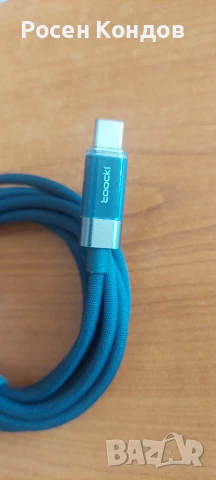 Кабел за бързо зареждане 2 м. USB C към Type-C, PD3.0 кабел за данни, снимка 3 - USB кабели - 51093187